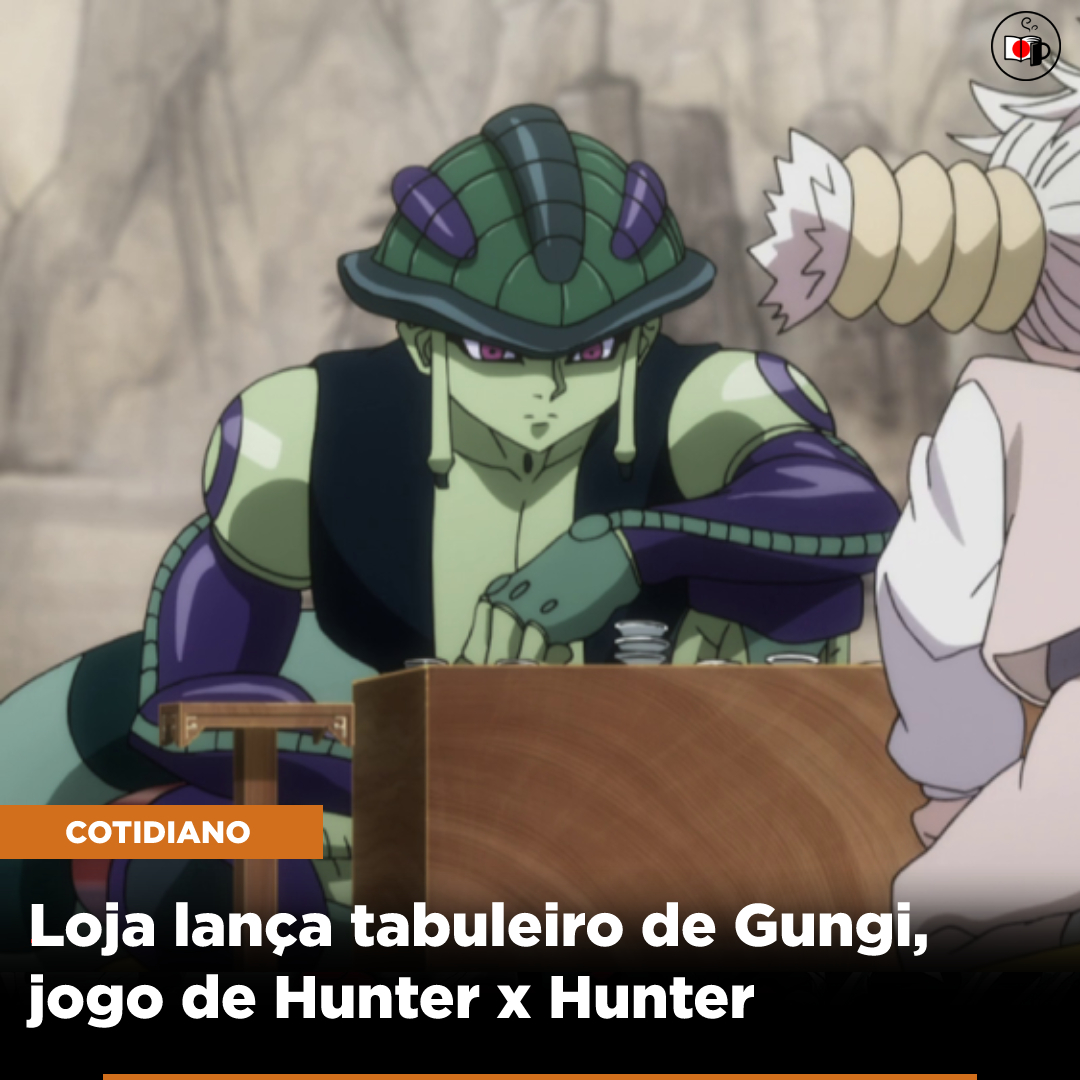 Loja lança tabuleiro de Gungi, jogo do universo de Hunter x Hunter