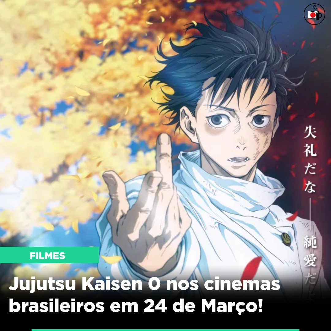 Jujutsu Kaisen 0 nos cinemas em Março!