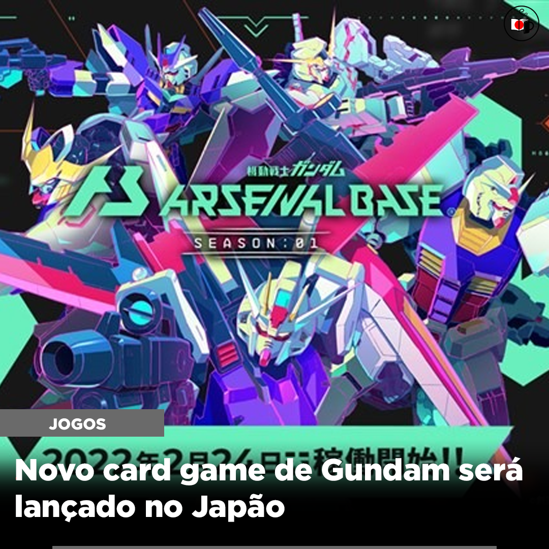 Novo card game de Gundam será lançado no Japão