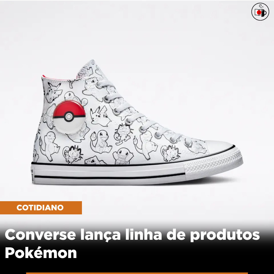 Converse lança linha de produtos Pokémon