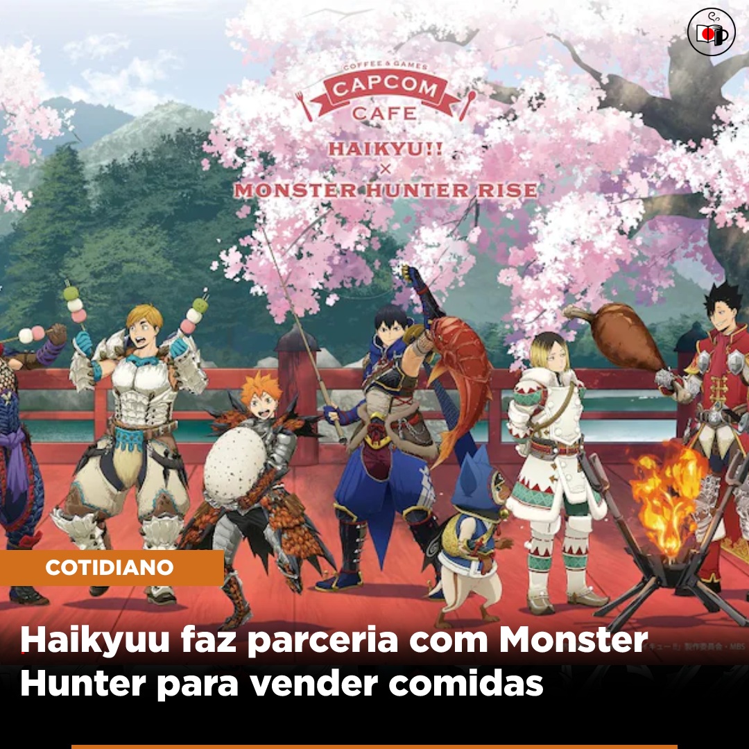 Haikyuu Faz Parceria Com Monster Hunter Para Vender Comidas Mangáteria