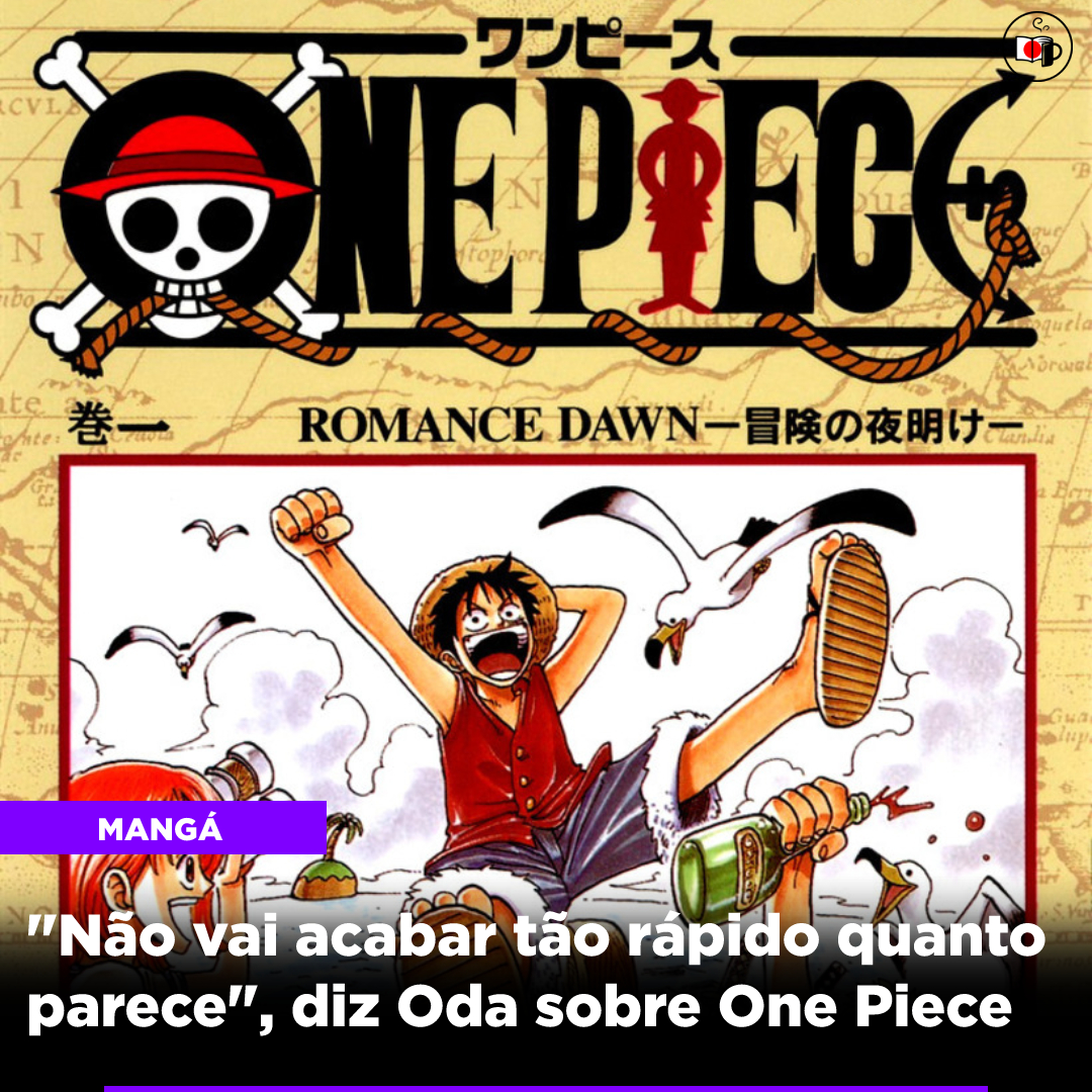 Não acaba tão cedo! Criador de 'One Piece' revela quantos ANOS levará para  o fim do mangá