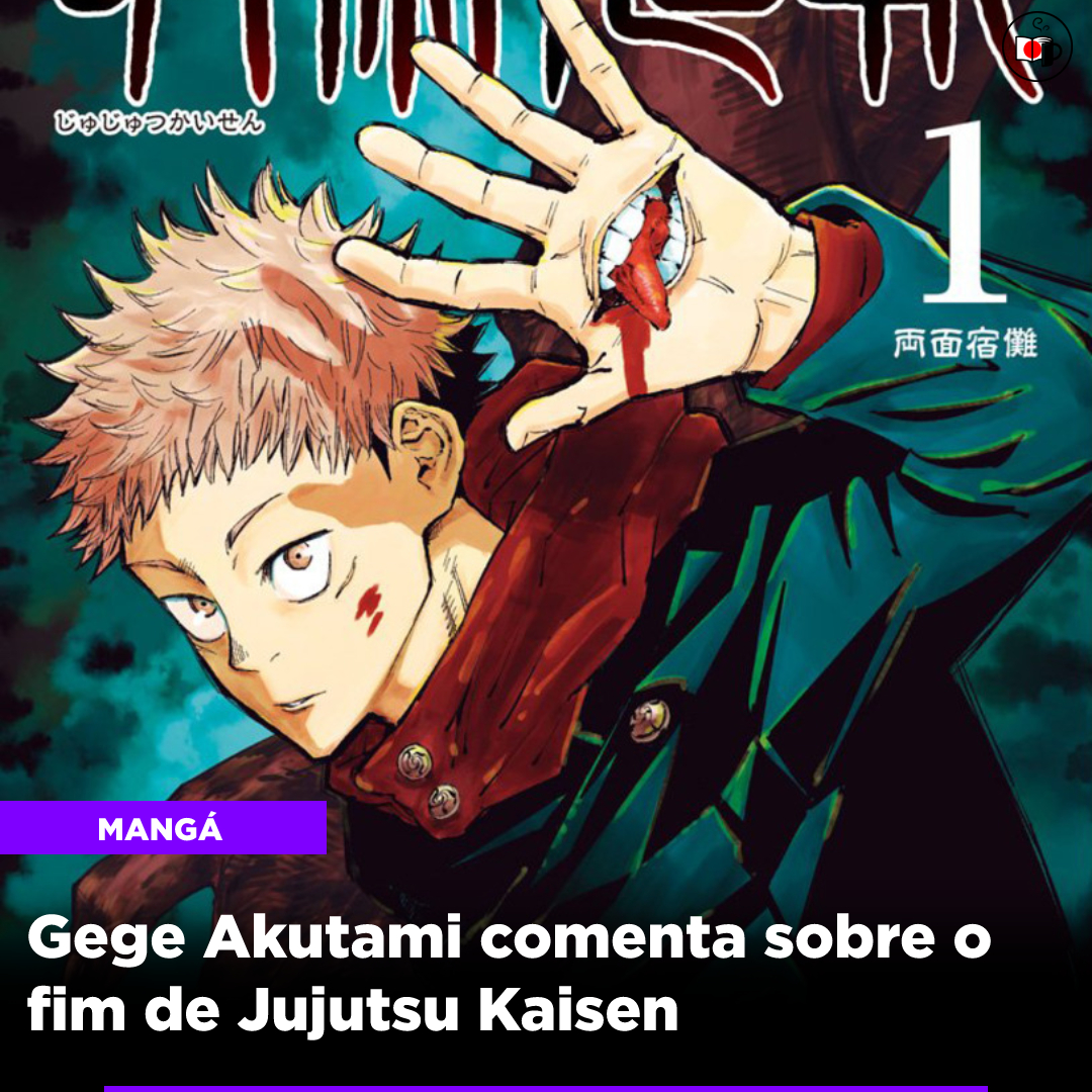Gege Akutami comenta sobre o fim de Jujutsu Kaisen