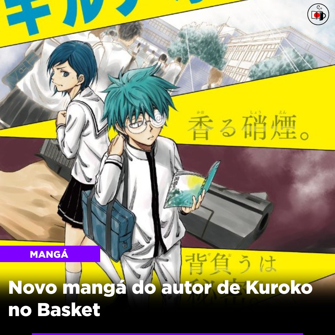 Novo mangá do autor de Kuroko no Basket: Kiruao