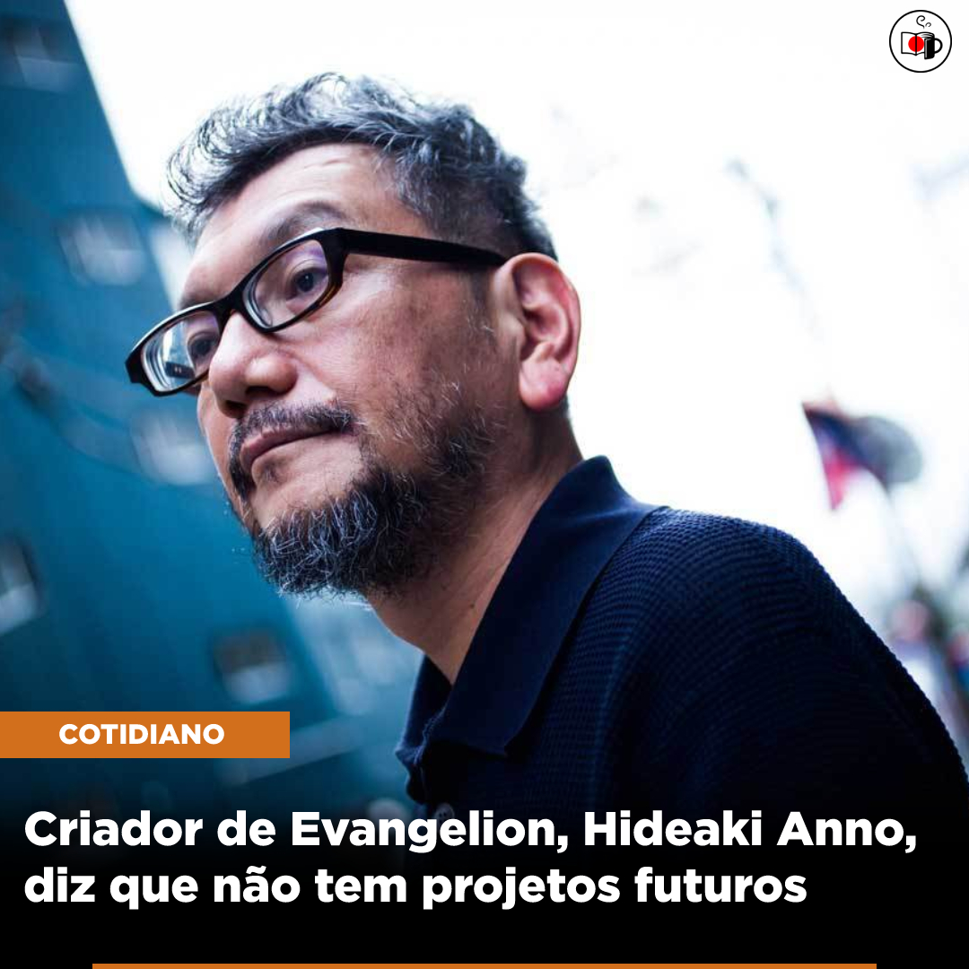Criador de Evangelion, Hideaki Anno, diz que não tem projetos futuros pela primeira vez em 30 anos